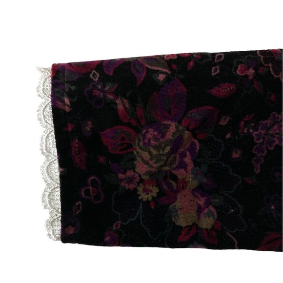 Baby Jogs Children's Size 6 Vintage Paisley Peter Pan Collard Lace Trim Dress - Picture 6 of 7